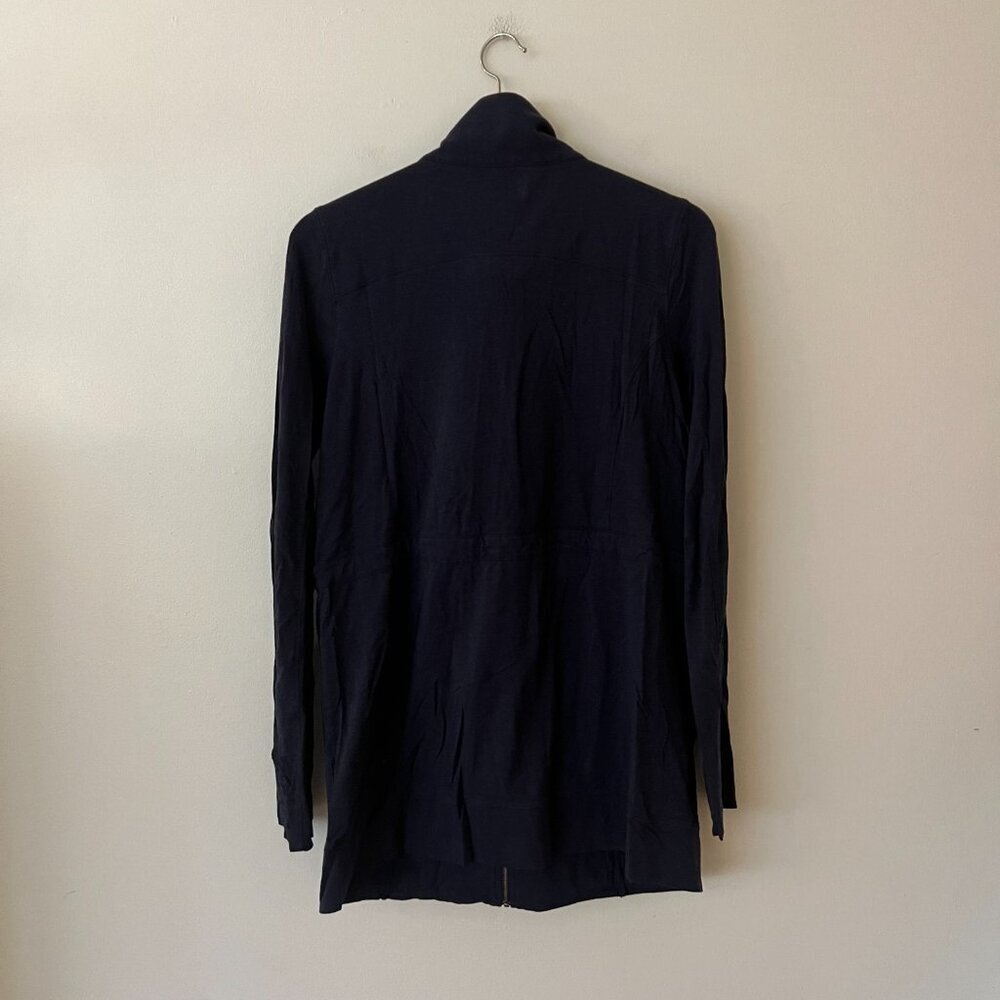 Coolibar UPF Sun Protection Full Zip Cruise Jacket Navy Blue Women's Size Medium - Picture 6 of 8